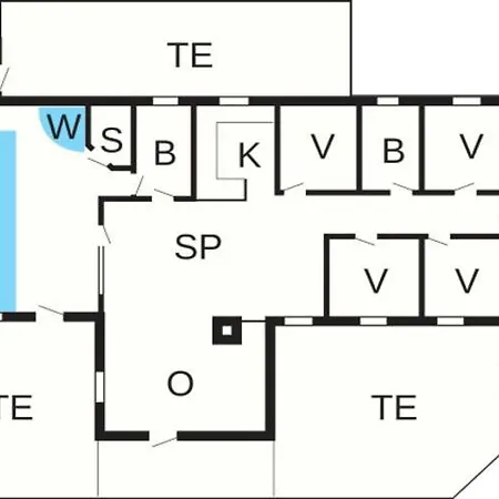 Feriehus 10 Person In Bl Vand *